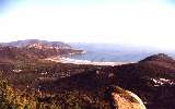 View over the Tidal River Camp from Mt. Bishop, Wilsons Promontory NP (click for enlargement) 